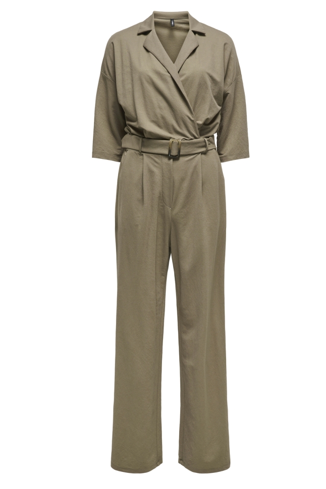 ONLJANY 3/4 V-NECK JUMPSUIT JRS 15343489 Walnut